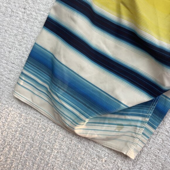 Rip Curl Board Short Swim Trunk Bathing Suit Men Striped Mirage Multicolor Read - Picture 16 of 16
